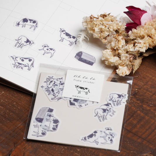 EL COMMUN Arara Flake Stickers - Cows