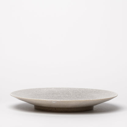 Hyouzangama Kairagi Crackle Glaze Plate L
