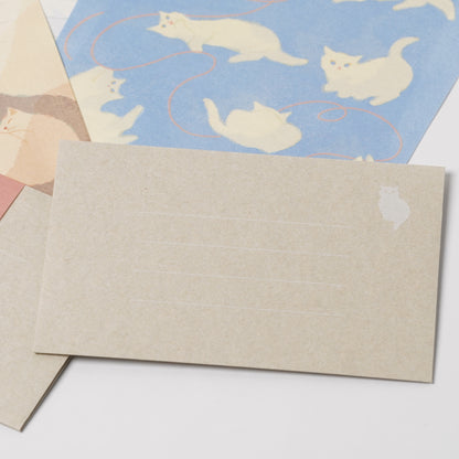 RYURYU Letter Set - Polka Cat