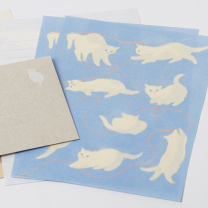 RYURYU Letter Set - Polka Cat