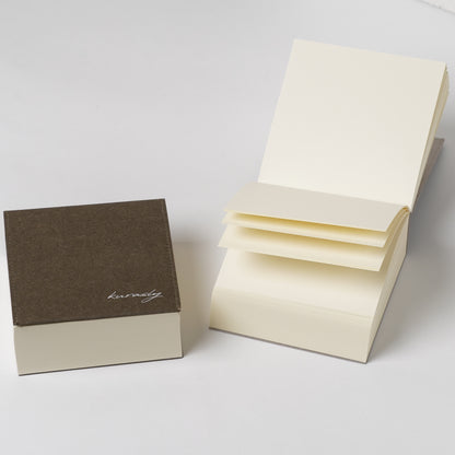 Tsutsumu Block Memo Pad - Thick Minimalist Desk Memo