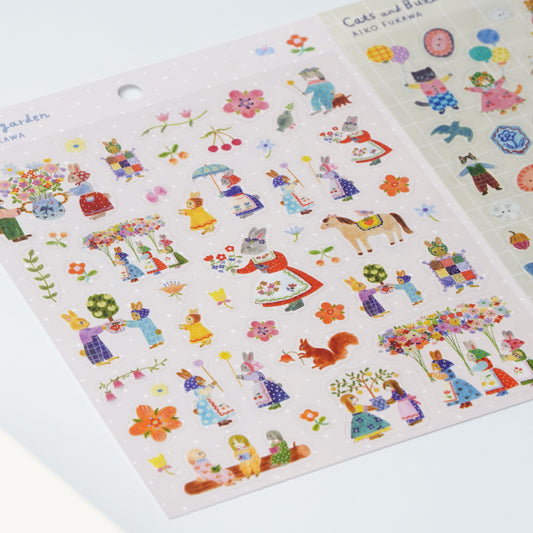 cozyca products Sticker Sheet - Rabbit