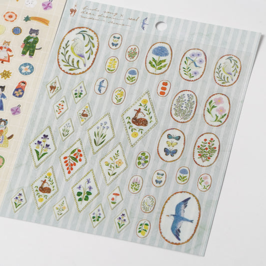 cozyca products Sticker Sheet - Bird