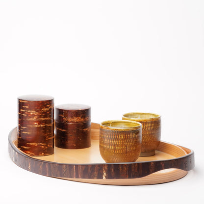 Tomioka Shoten Large Oval Tray kasanegasane