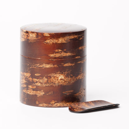 Tomioka Shoten Tea caddy Hiragata set M