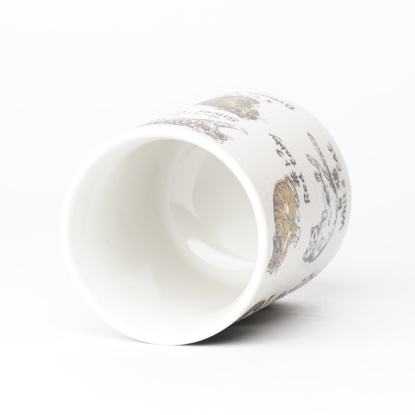 Tea Cup Japanese Cats - Authentic Japanese Yunomi