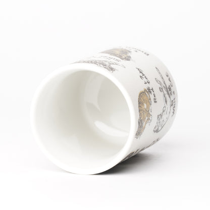 Tea Cup Japanese Cats - Authentic Japanese Yunomi