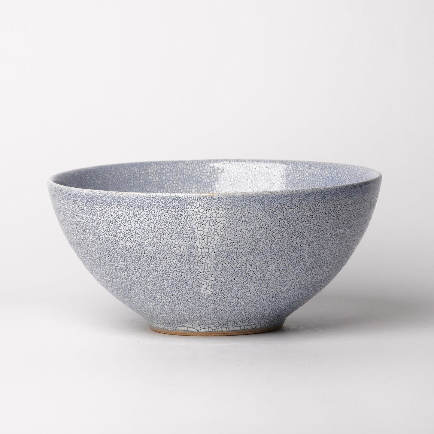 Hyouzangama Kairagi Crackle Glaze Bowl Large Blue