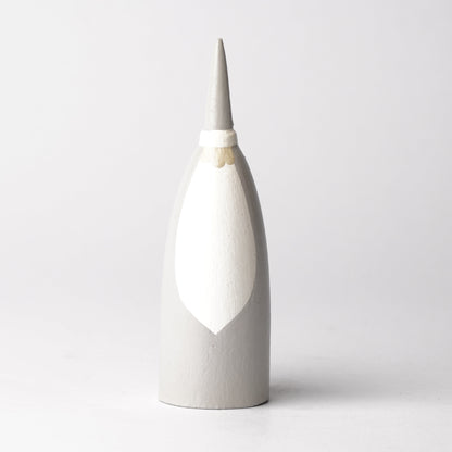 Japanese Wooden Santa Figurines – Minimalist Scandinavian Style Christmas Decoration