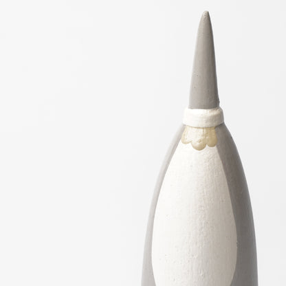 Japanese Wooden Santa Figurines – Minimalist Scandinavian Style Christmas Decoration