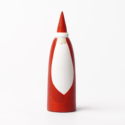 Japanese Wooden Santa Figurines – Minimalist Scandinavian Style Christmas Decoration