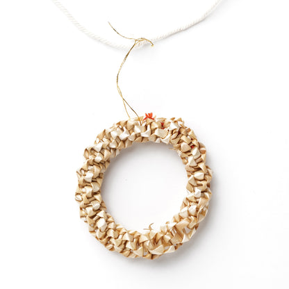 Japanese Natural Straw Christmas Garland – Scandinavian Style Handmade Ornaments, Rustic Boho Holiday Decoration