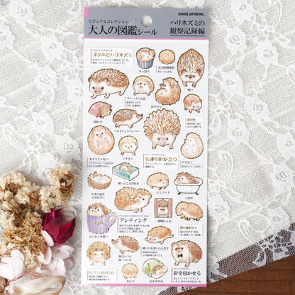 Otona Sticker Series Hedgehog - Encyclopedia for Grown-Ups