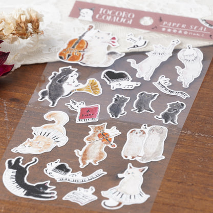 Stickers TOCOROCOMUGI Music Presentation Cat