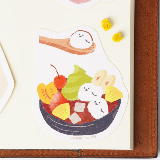 Sweets Animal Kobo Sticker Anmitsu