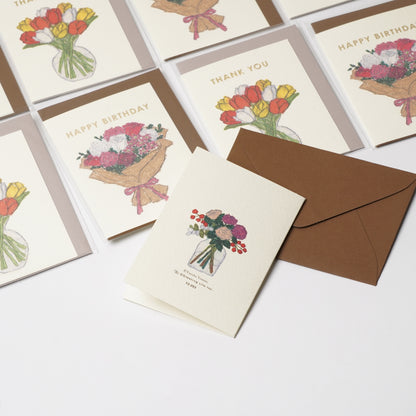 Birthday Mini Card Bouquet