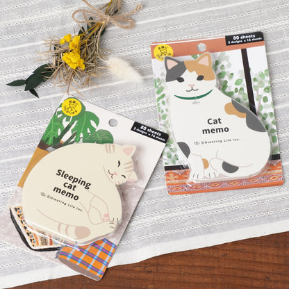 Diecut Memopad Cat