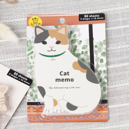 Diecut Memopad Cat