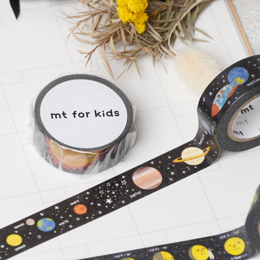 Universe planet masking tape 15mm width