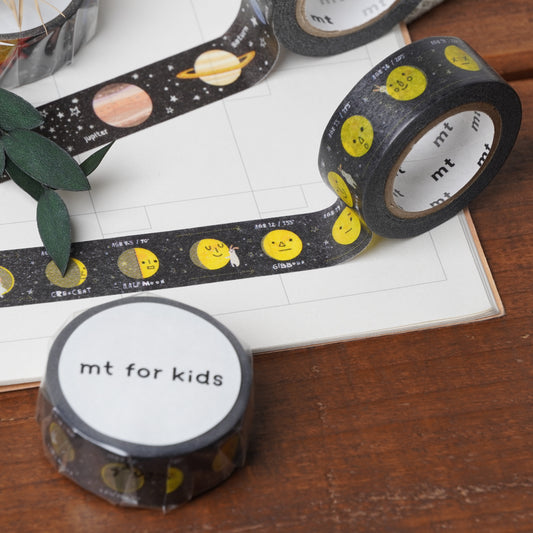 Universe moon masking tape 15mm width