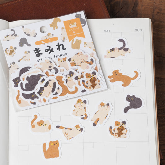 Cats Flake Sticker