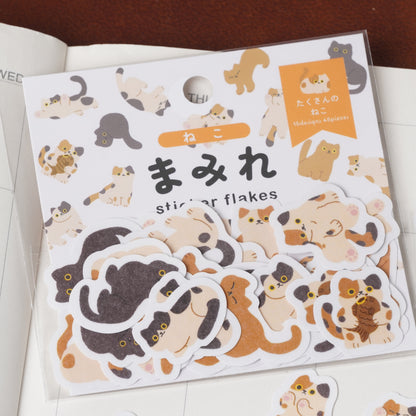 Cats Flake Sticker
