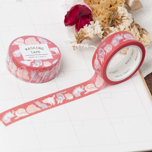 Cats Masking Tape 15mm Width