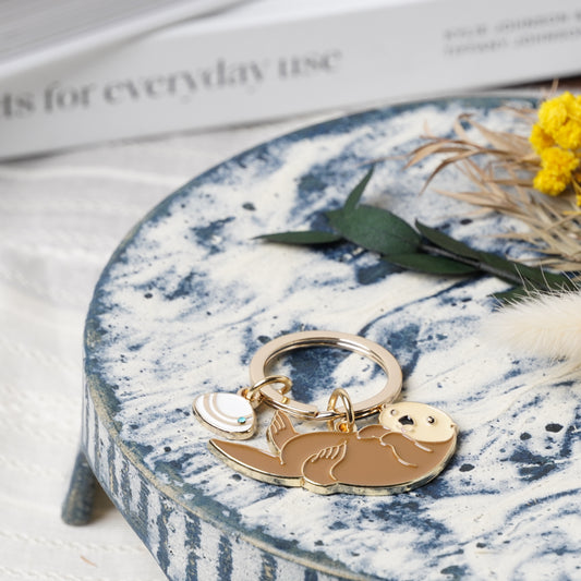 Animal Key Ring Sea Otter
