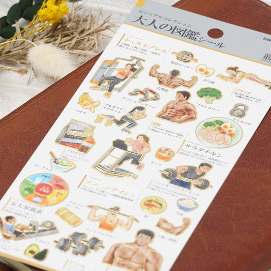 Otona Sticker Series Muscle - Encyclopedia for Grown-Ups