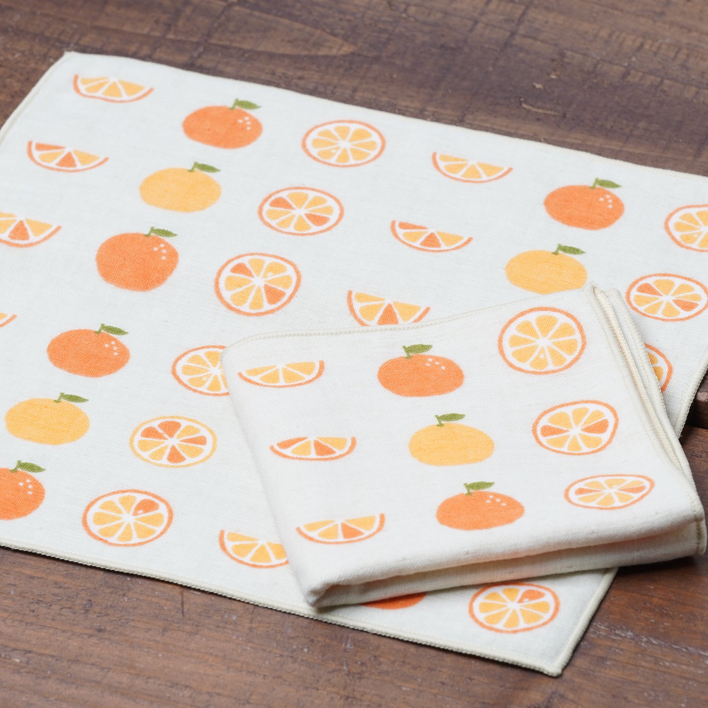 Hand towel fresh orange