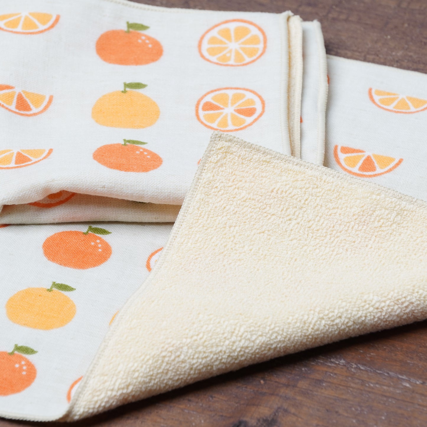 Hand towel fresh orange