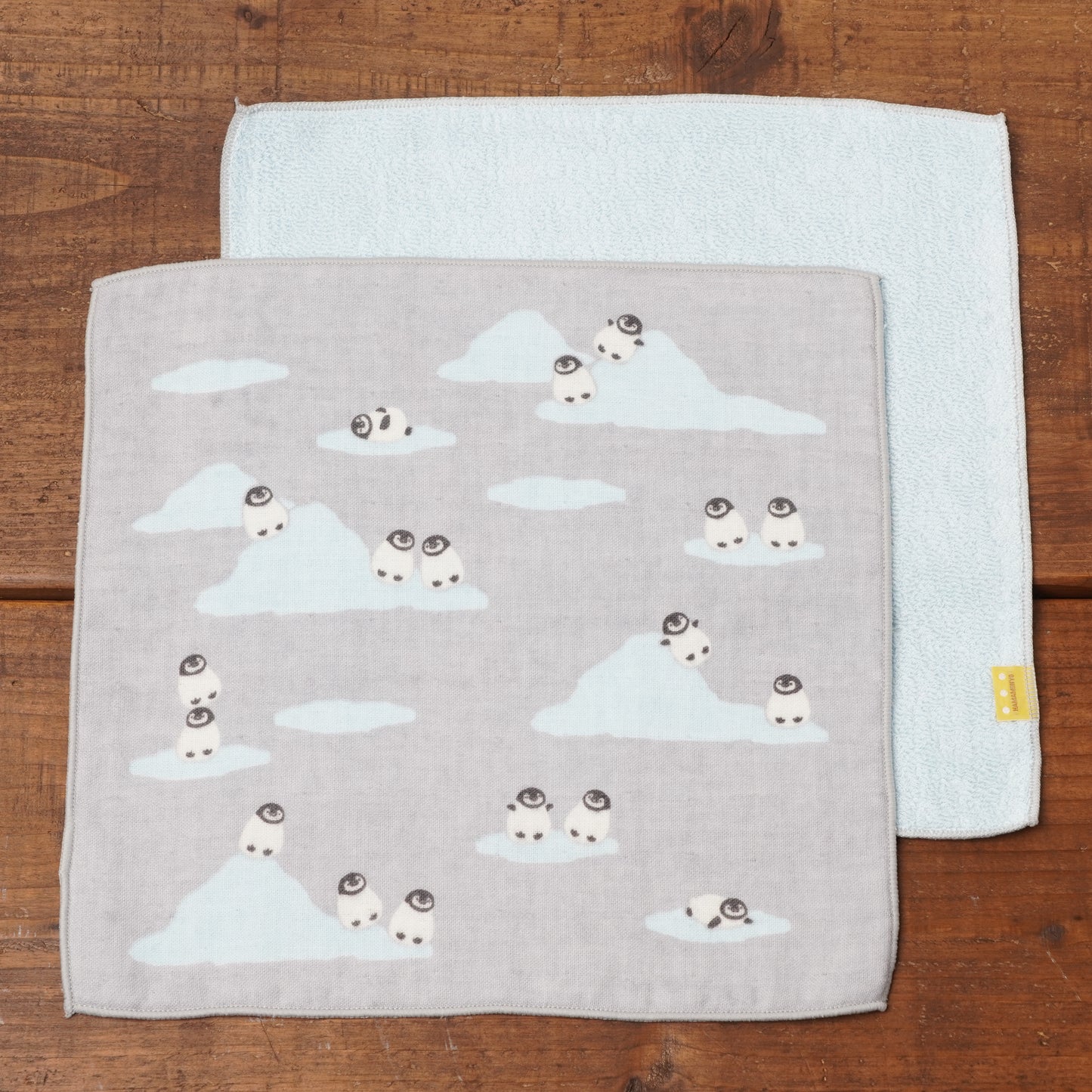 Hamamonyo Semi-Wash Japanese Towel - Penguin