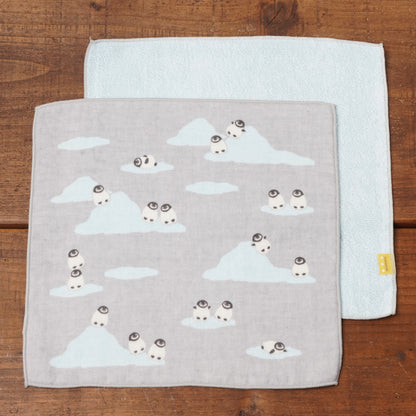 Hamamonyo Semi-Wash Japanese Towel - Penguin