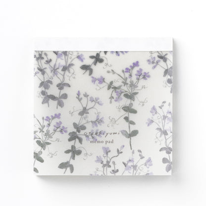Memopad sweet pea