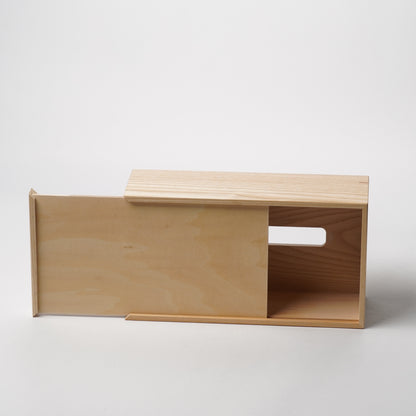 Simple Wooden Tissue Box Cover – Minimalist Home Organizer
