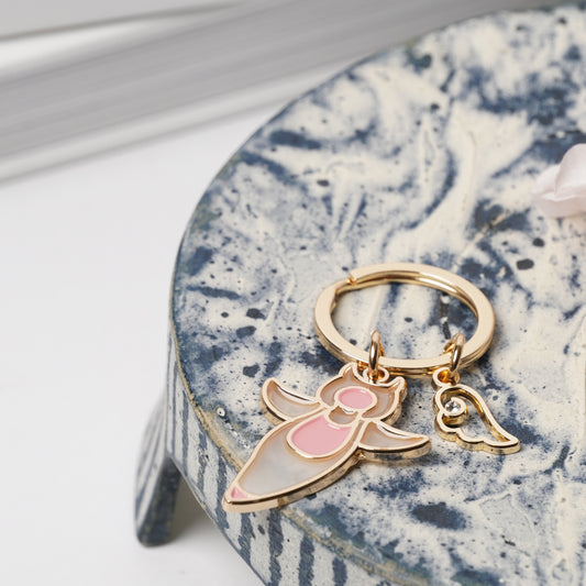 Animal Key Ring with Mini Charm Clione