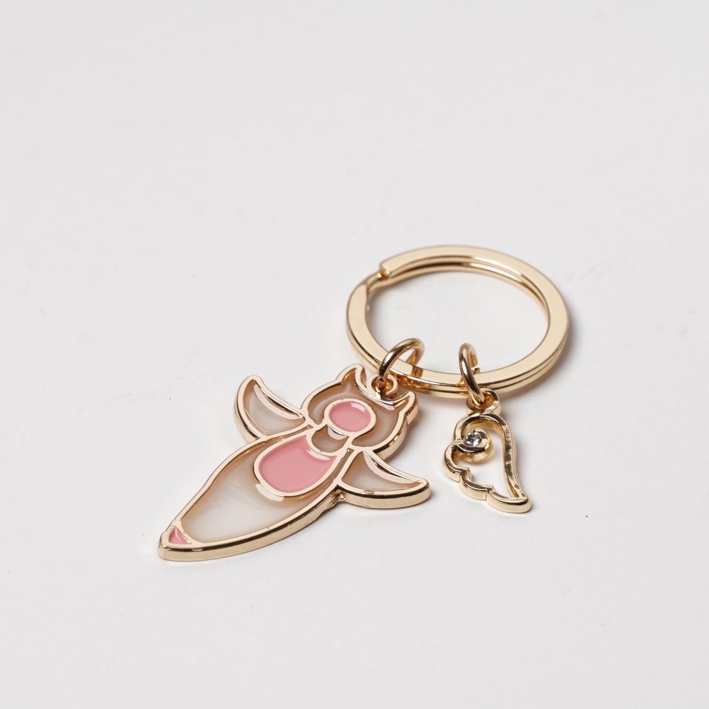 Animal Key Ring with Mini Charm Clione