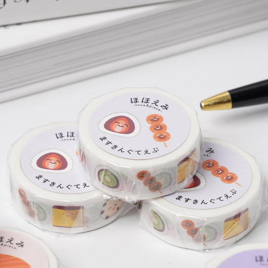 HOHOEMI Washi Masking Tape Wagashi