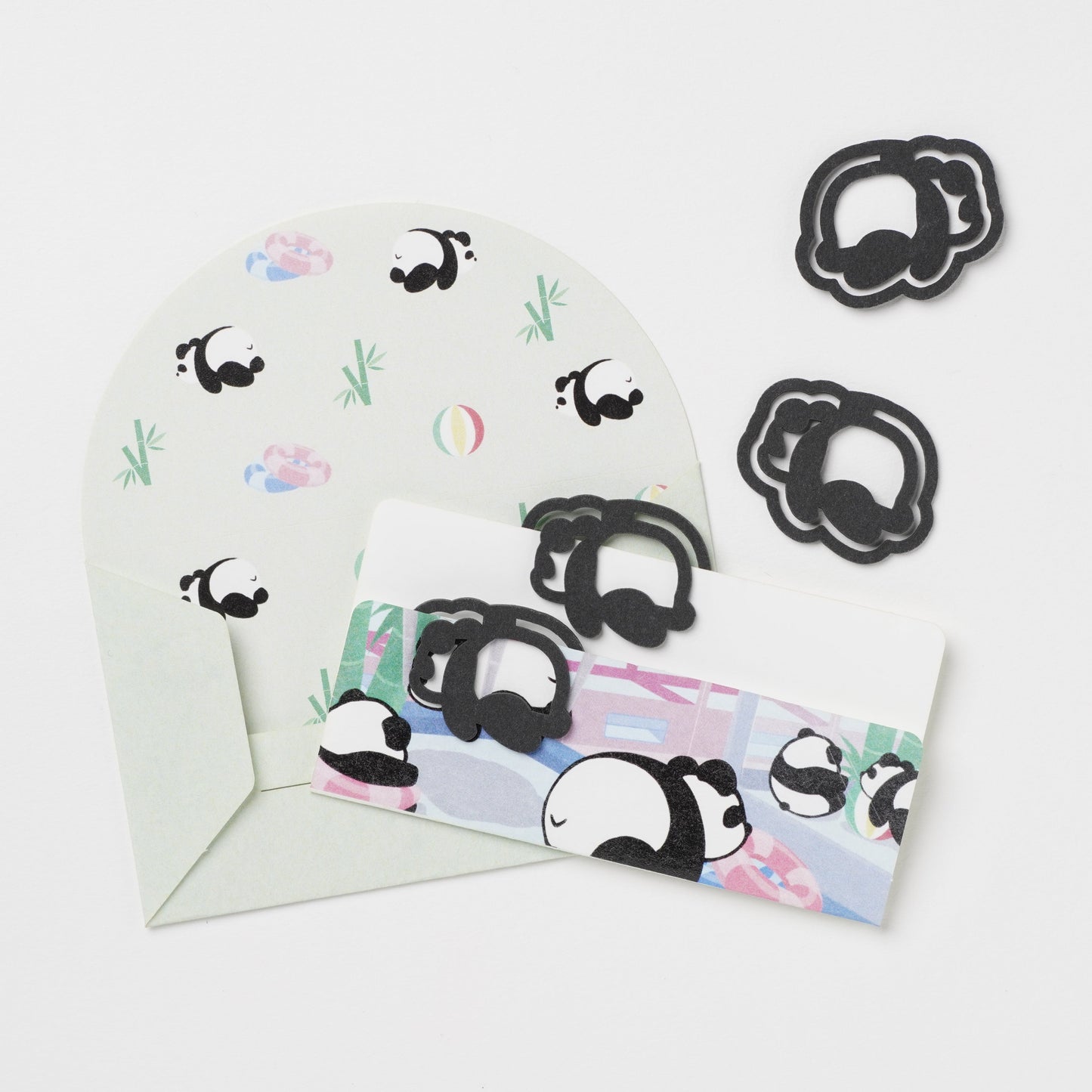 Paper clips panda