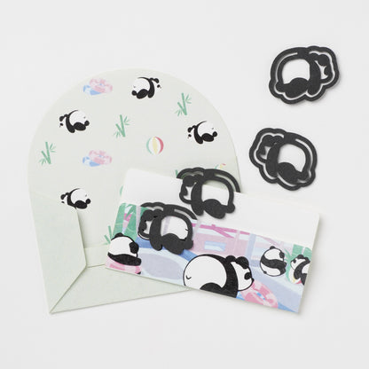 Paper clips panda