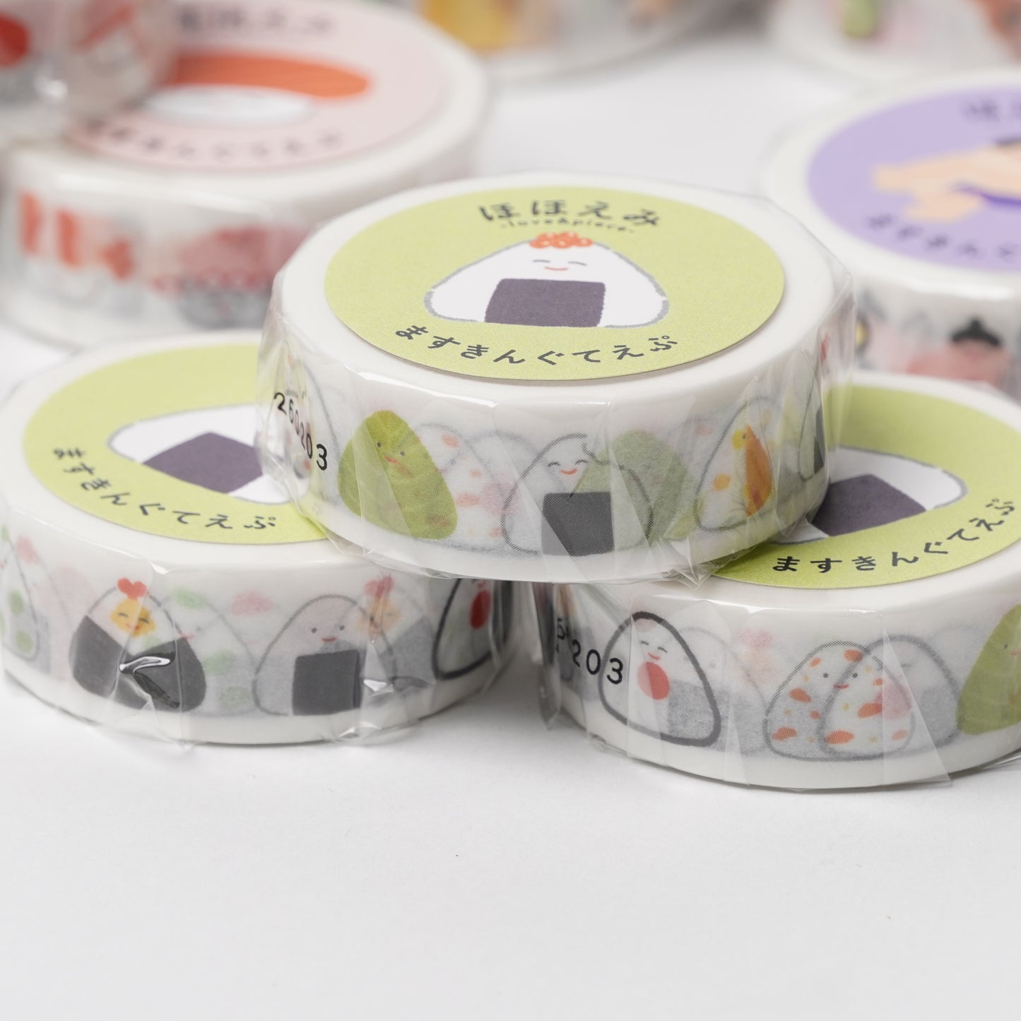 HOHOEMI Washi Masking Tape Onigiri