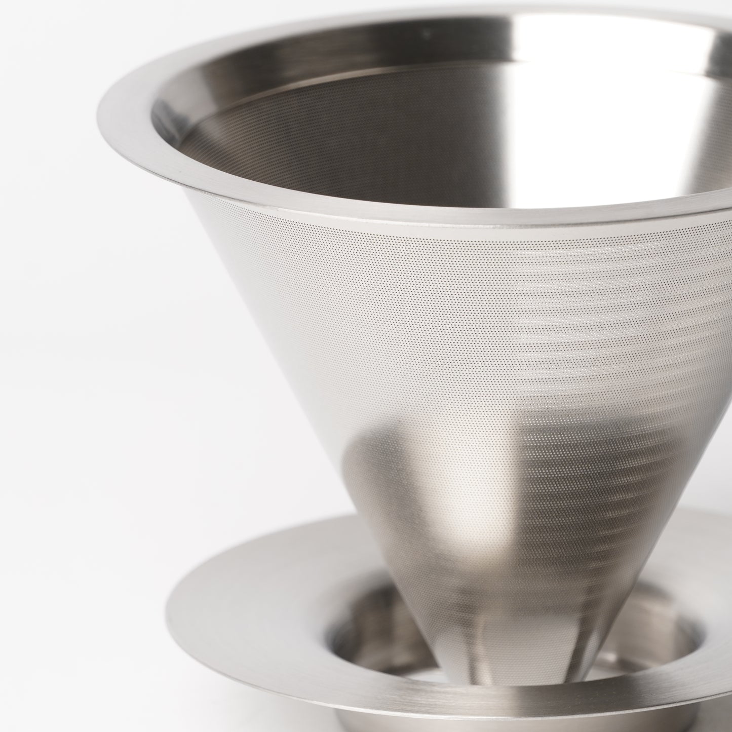 HARIO Double Mesh Metal Coffee Dripper - Stainless Steel Pour Over
