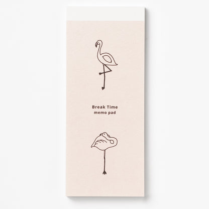 Memo pad flamingo