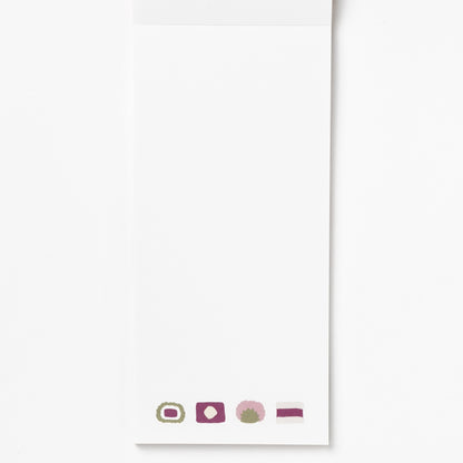 Memo pad wagashi