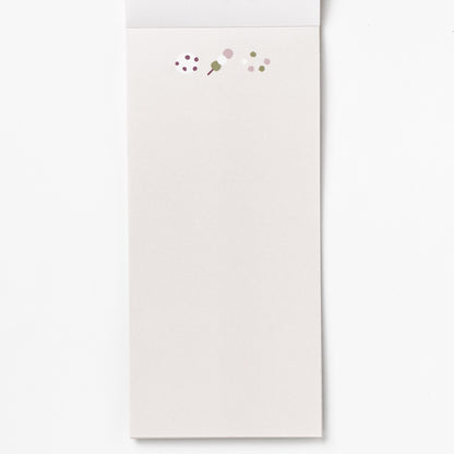 Memo pad wagashi