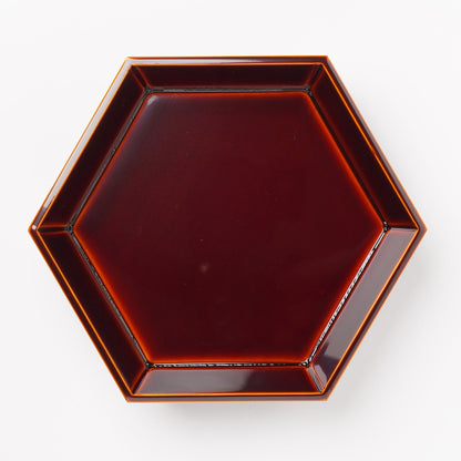 Hida Shunkei Kokeido Hexagon Bowl