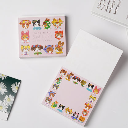 Akiko Fukawa Block Memo Pad - Smile