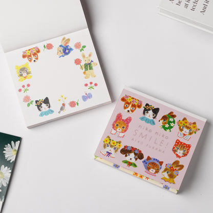 Akiko Fukawa Block Memo Pad - Smile