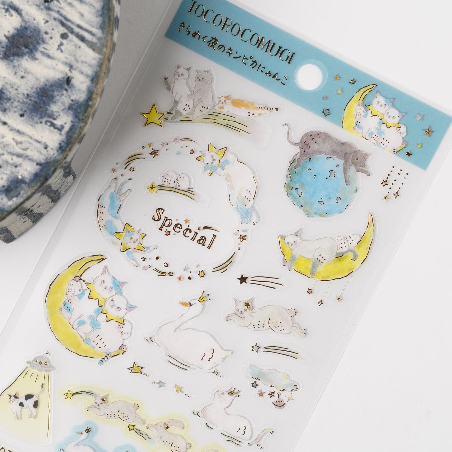 Tocoro Comugi Sticker Sheet - Night Sky