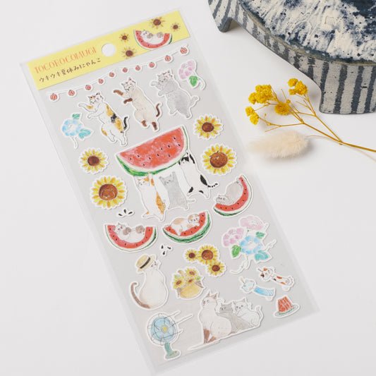 Tocoro Comugi Sticker Sheet - Summer